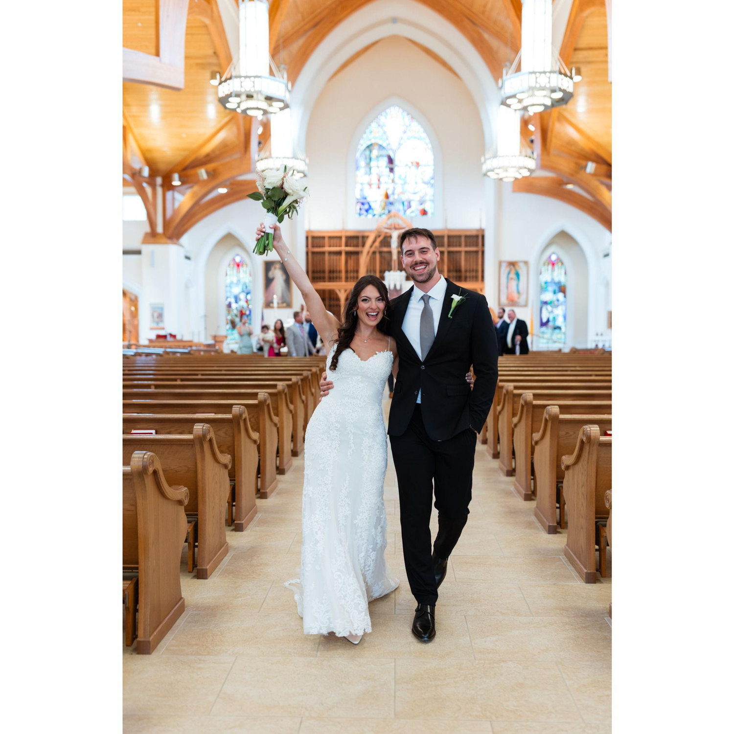 Moments after we said "I do"
