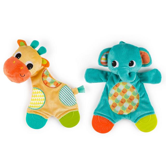 Bright Starts Snuggle & Teethe Toy (One toy, style may vary)