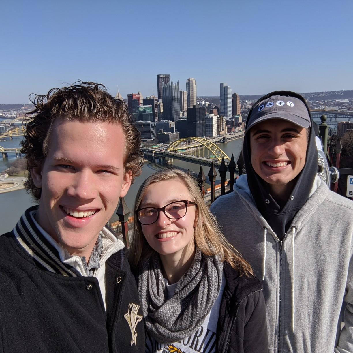 In Pittsburgh, PA with David Zerbian