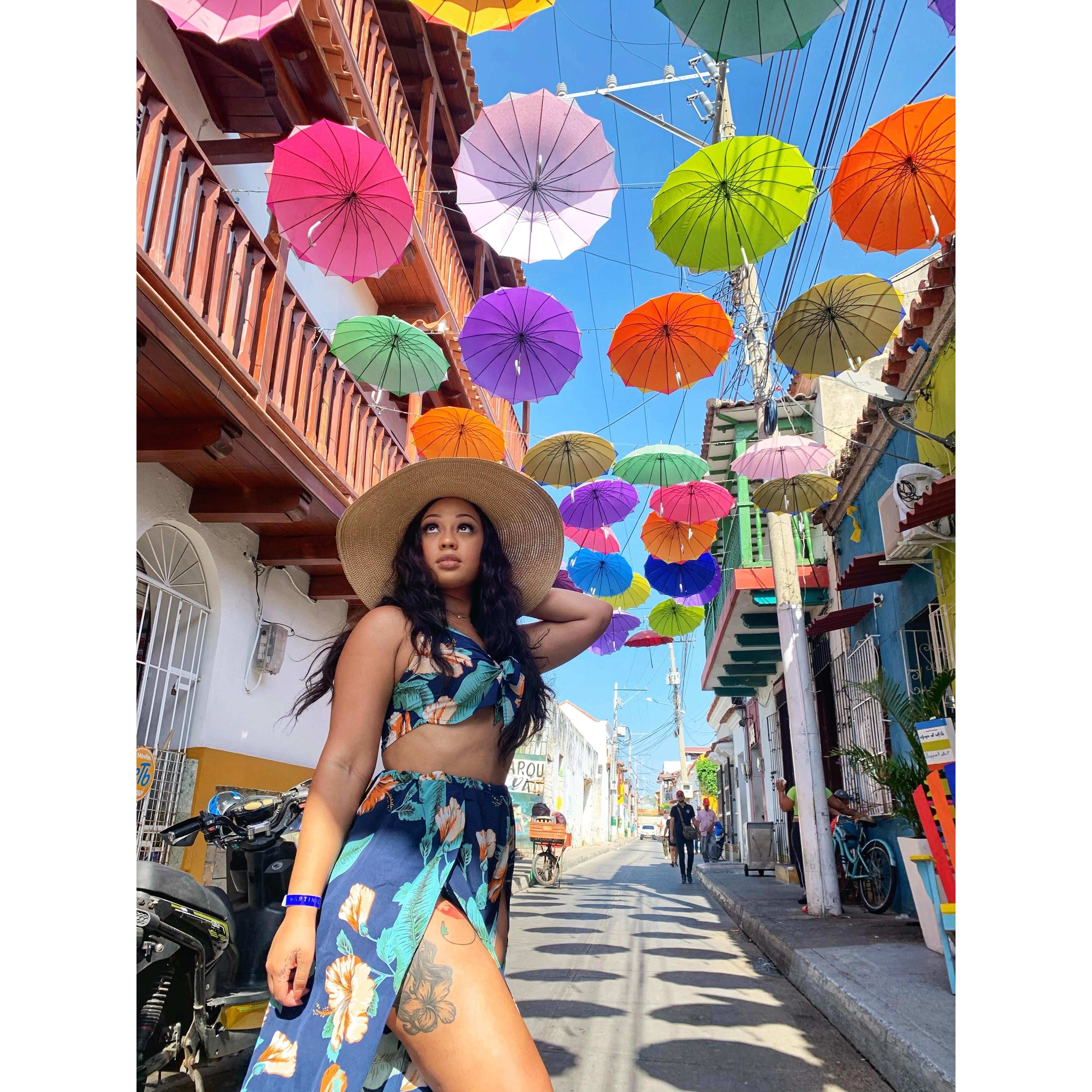 The one with all the umbrellas