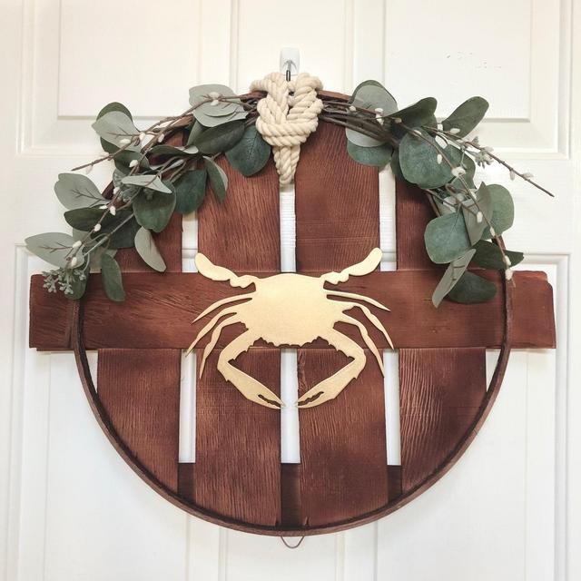 Fall Coastal Crab Wreath