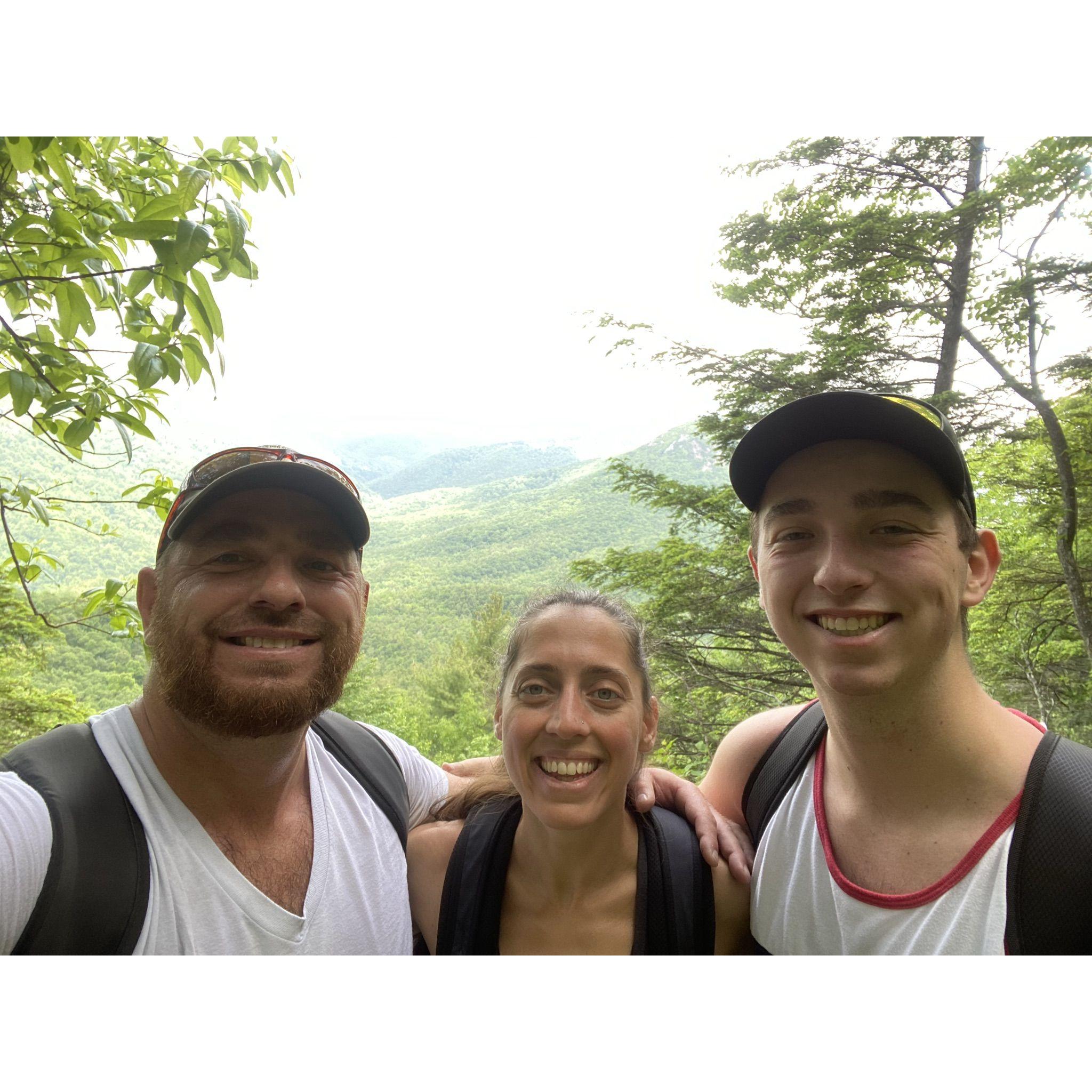 Family trip to Pisgah National Forest