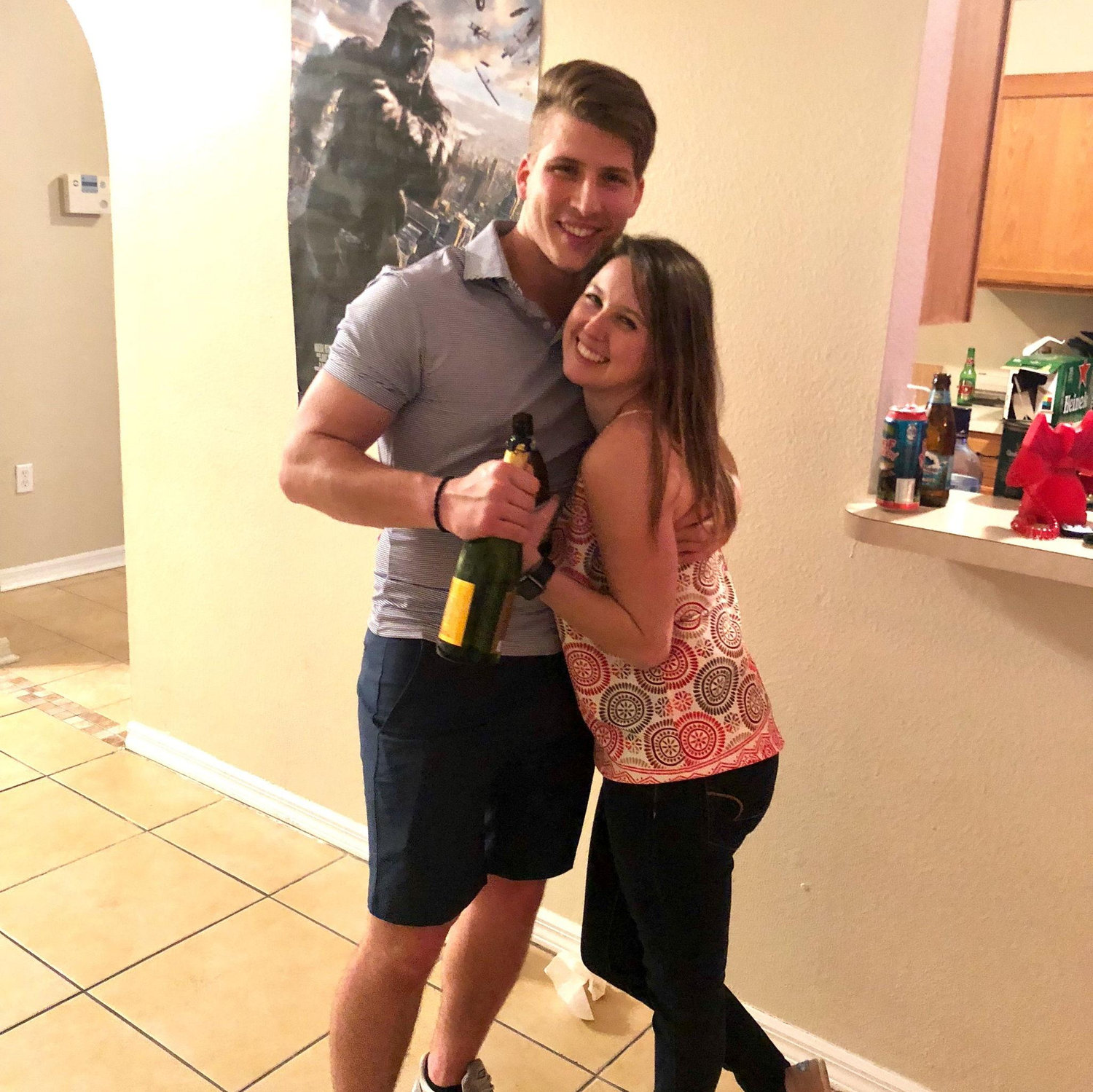 Actually I think this is the first photo I have of us together when hanging at Luis' house, circa 2018