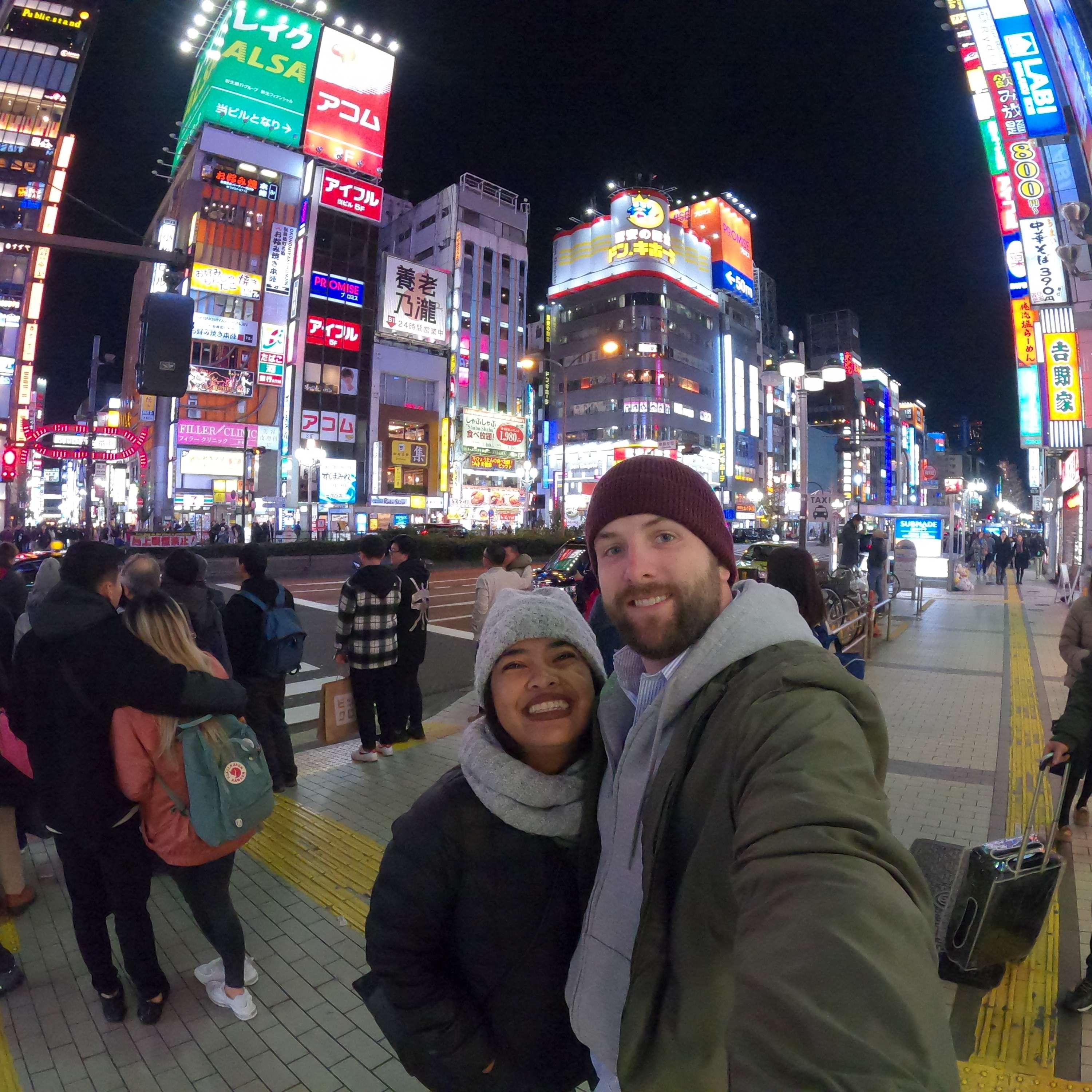 Fun night exploring in Tokyo