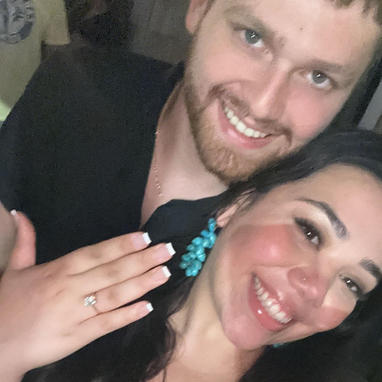 The day we got engaged!