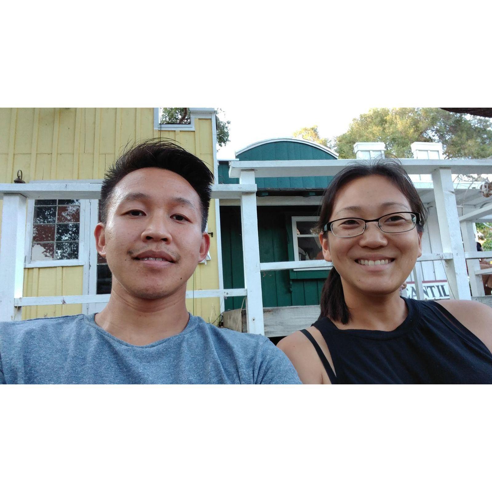 Enjoying an evening out at our favorite restaurant- Estrella's Restaurant located in Fallbrook, CA
07-31-2016