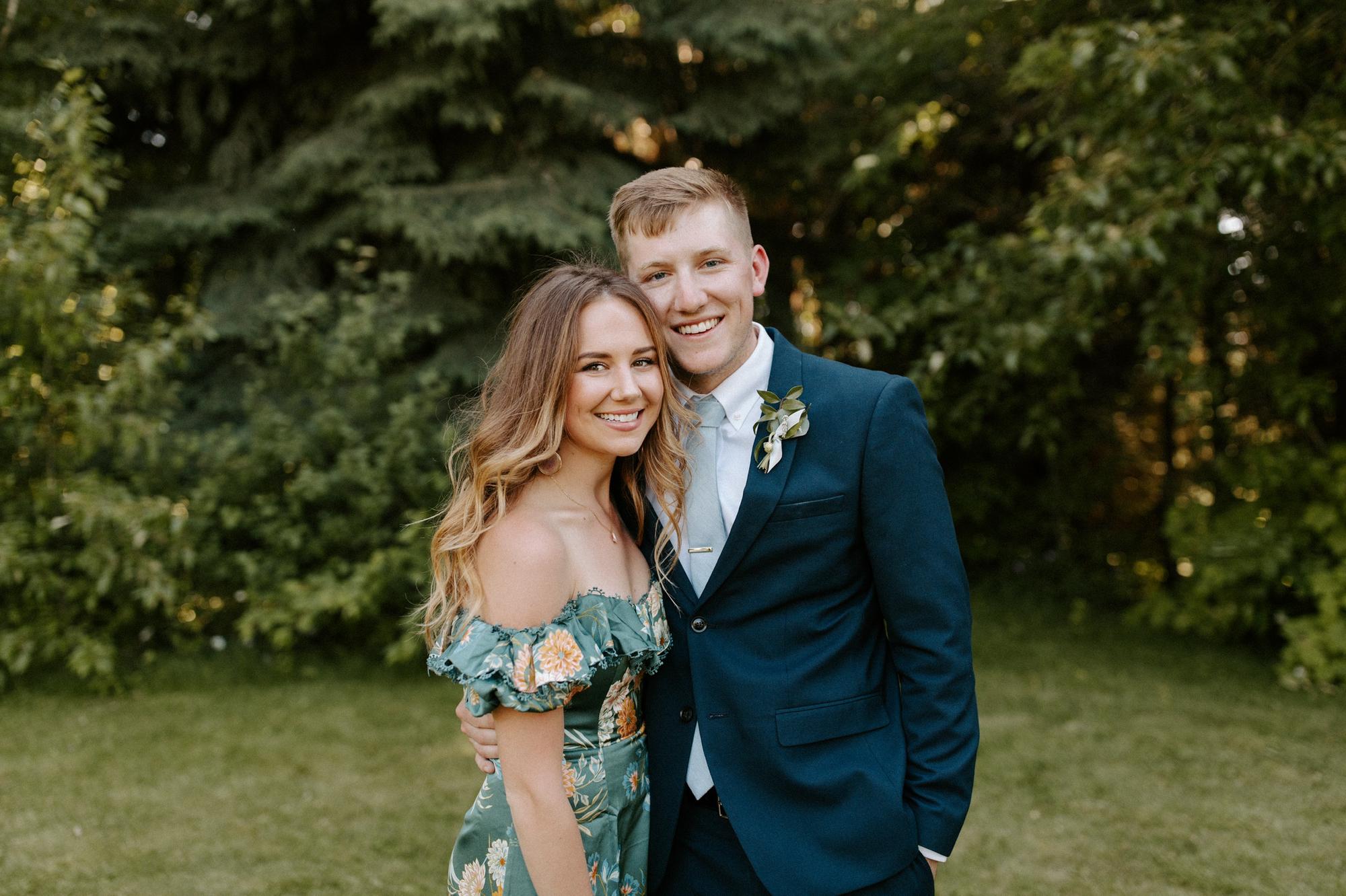 At JT's older brother's wedding in Hood River, OR! JT was the bestman.