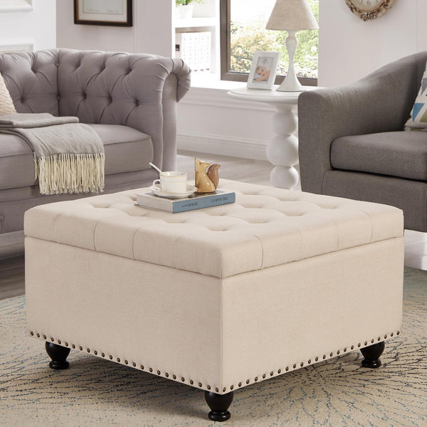 Storage Ottoman - Where we'll hide all the stuff we don't know where else to put.