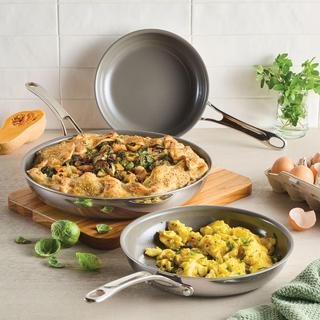 EverLast Ceramic 3-Piece Nonstick Frying Pan Set