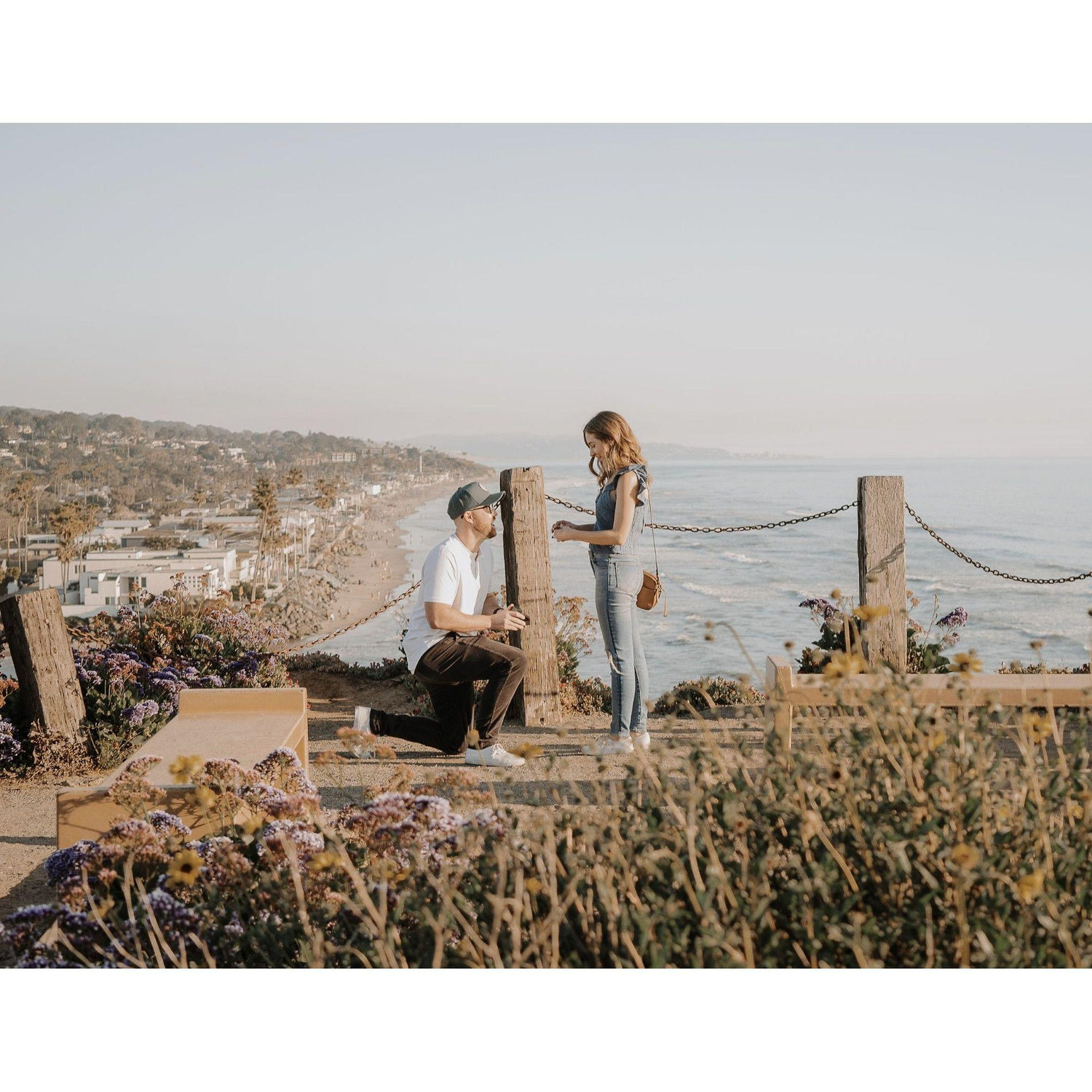Proposal above Dog Beach