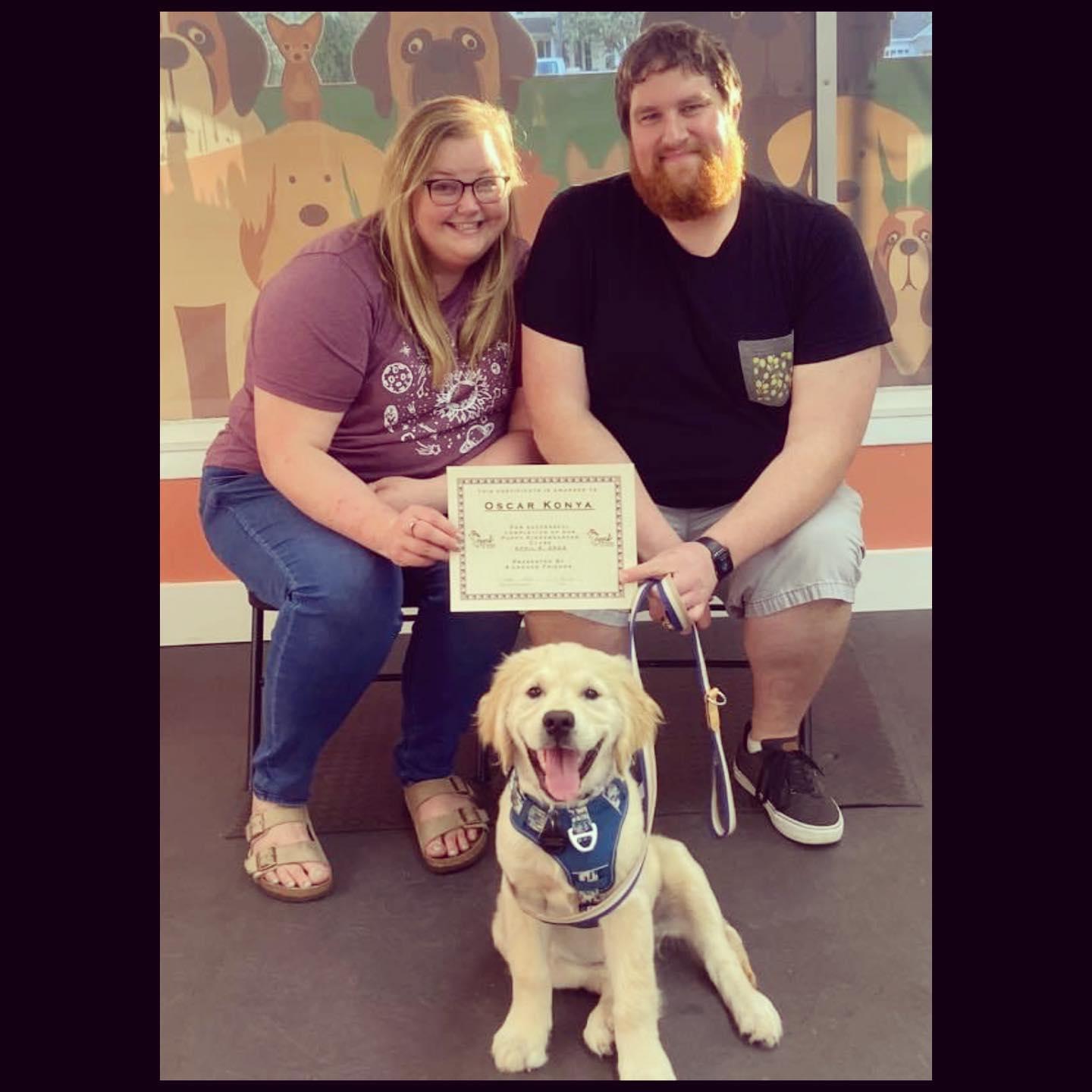 Our little family at Oscar's Kindergarten graduation