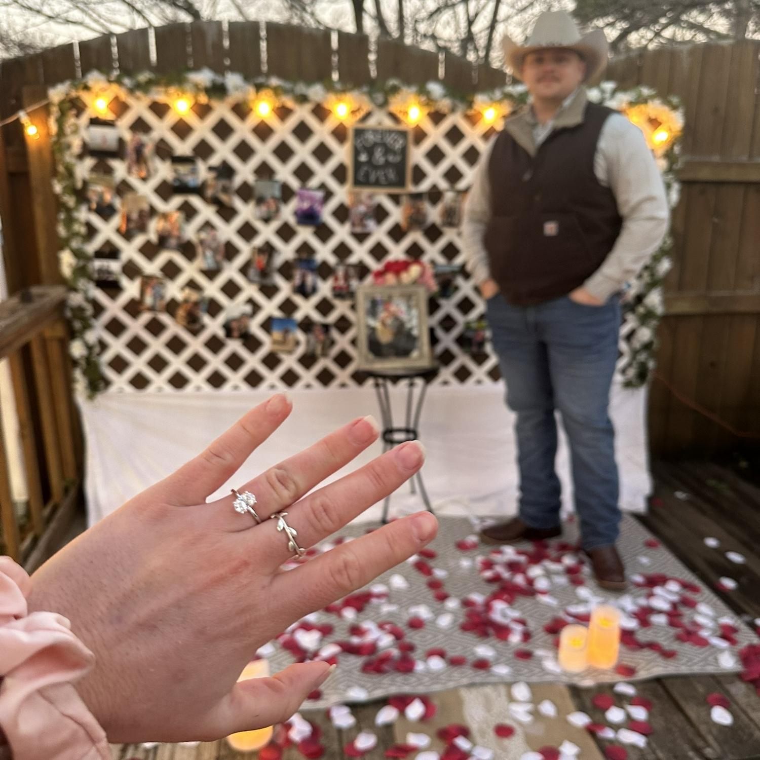 He proposed! 1.14.2025