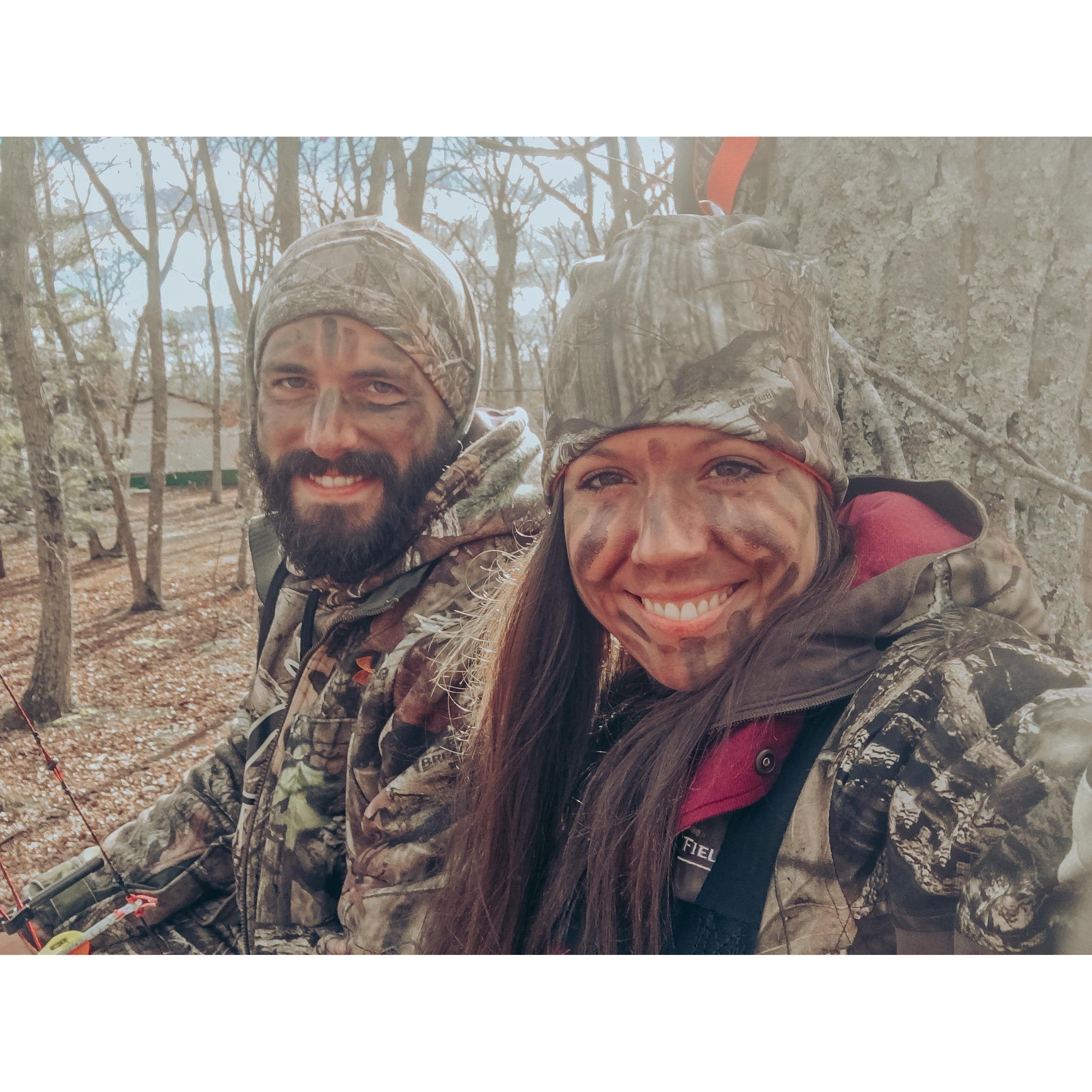 We go grocery shopping together too!