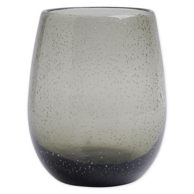 Bee & Willow™ Home Milbrook Bubble Stemless Wine Glass in Smoke