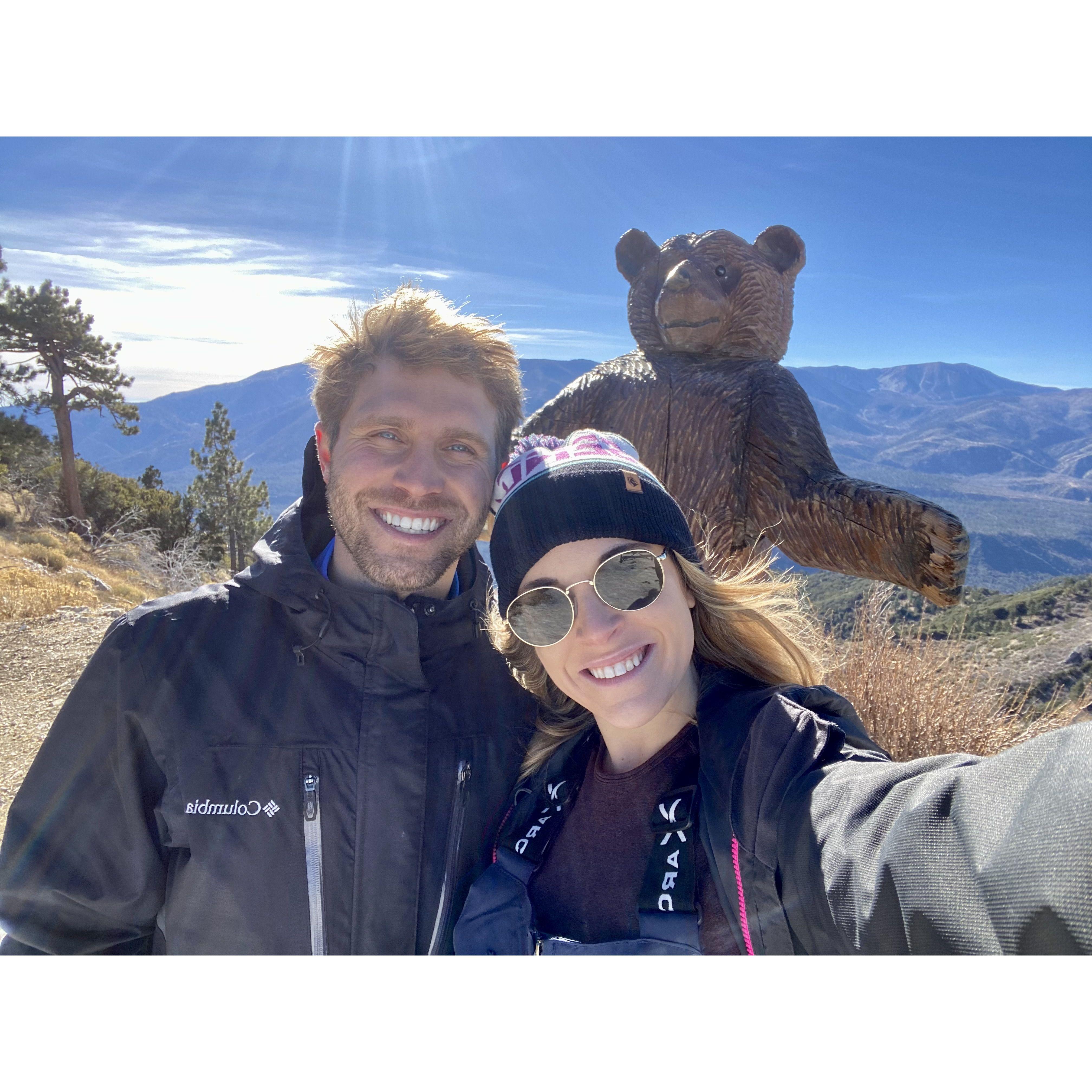 We went to Big Bear for the skiing but ended up falling… for each other!