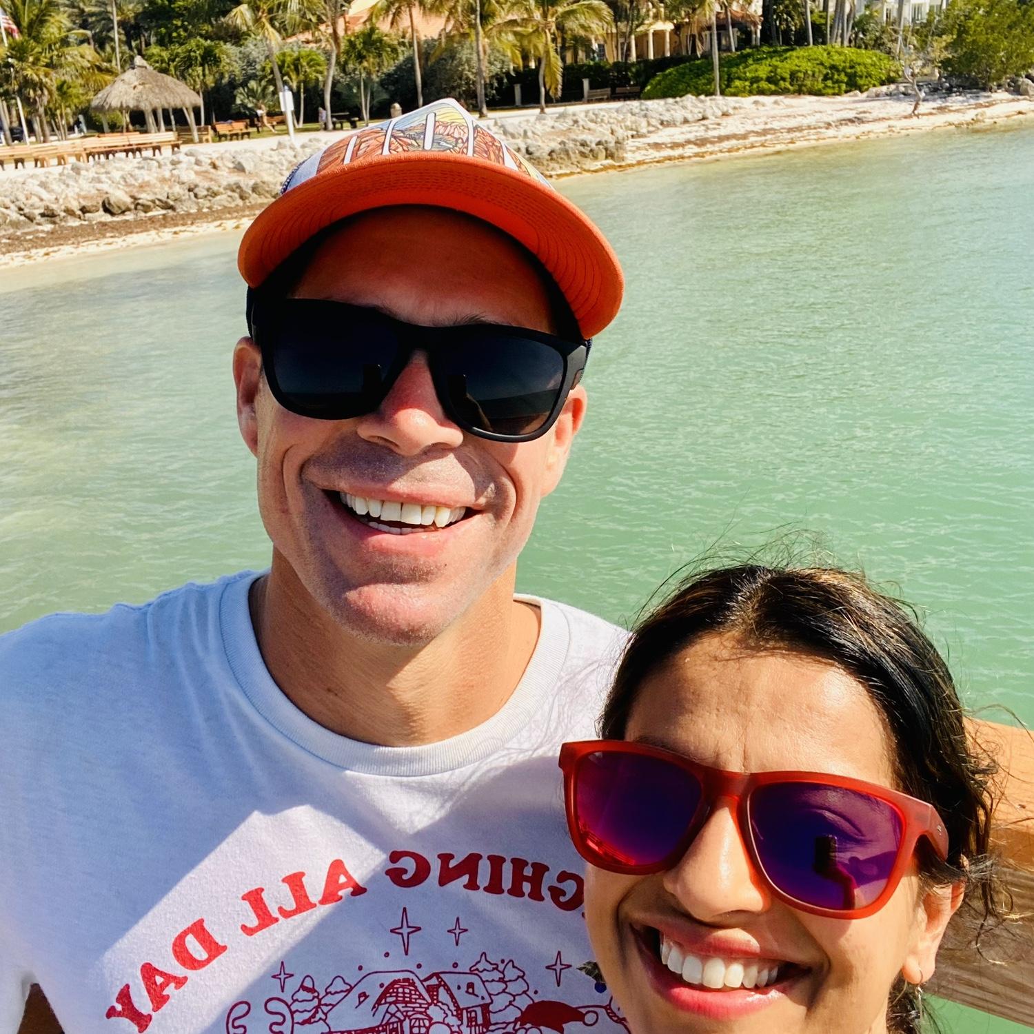 Casey proposed a few hours later at sunset on the southern most part of the US in Key West!! 💍