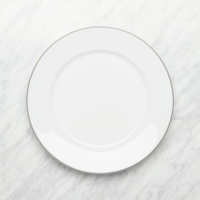 Aspen Grey Band Dinner Plate
