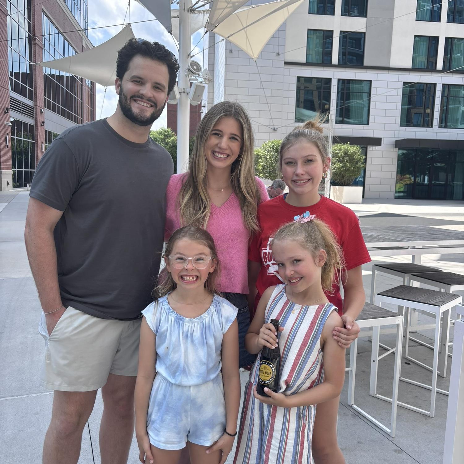 When we asked the twins to be a our flower girls