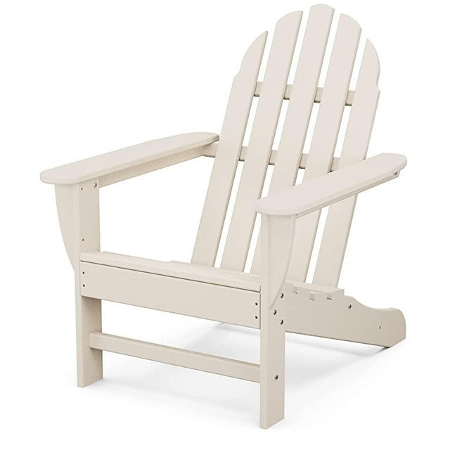 POLYWOOD AD4030SA Classic Outdoor Adirondack Chair, Sand