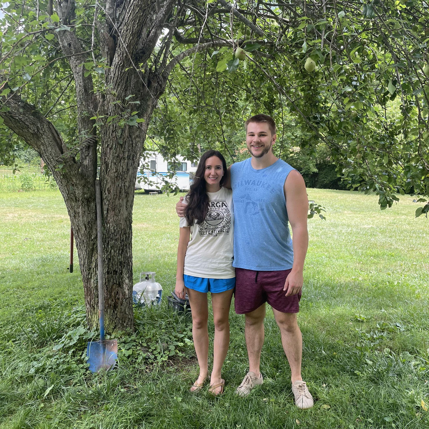 Our first picture together.