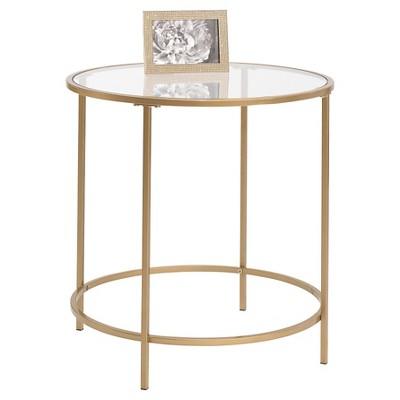 International Lux Side Table - Satin Gold