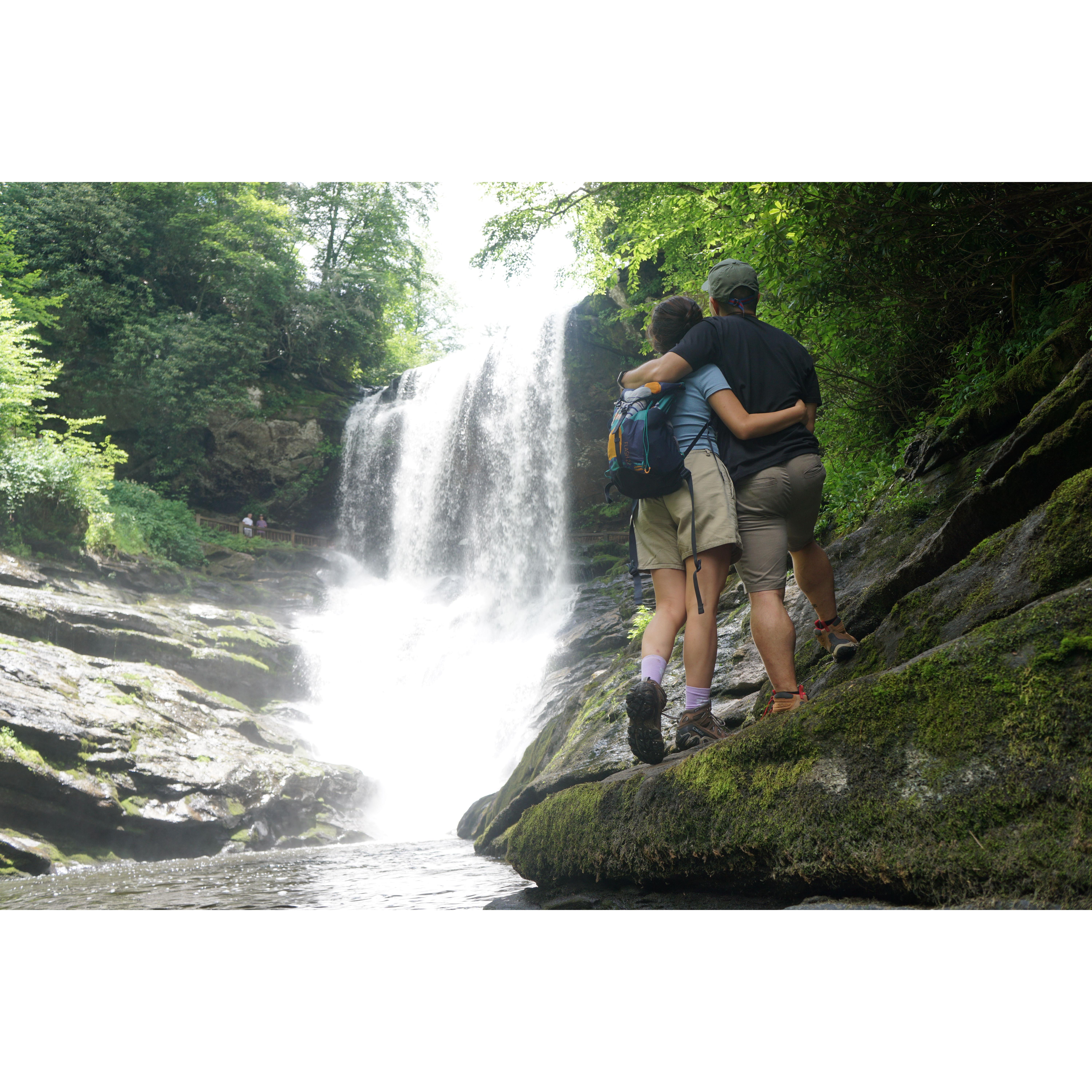 Jun 2021 - First date spot: waterfall hike in Highlands, NC