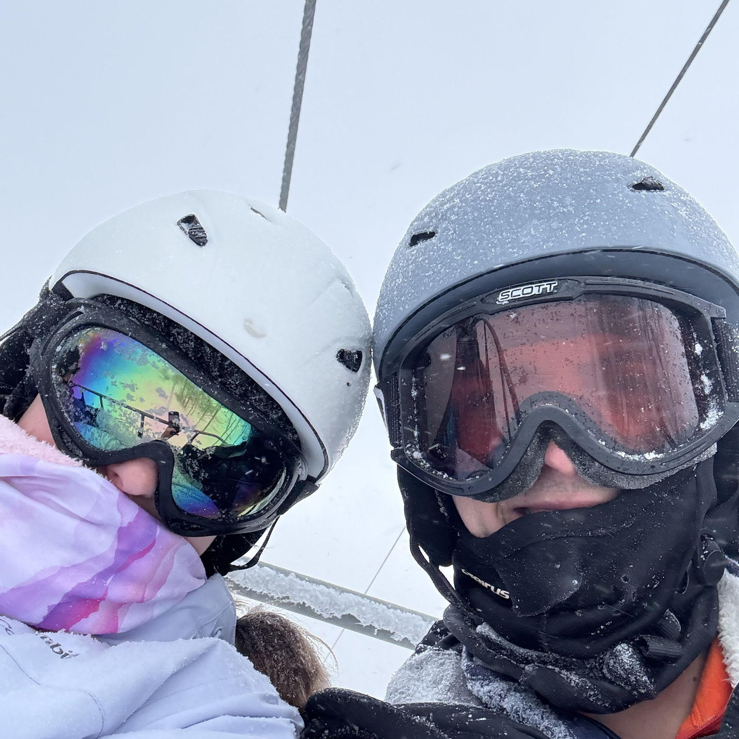 This was our first photo together! When Scott rode the bunny slopes with me all day!