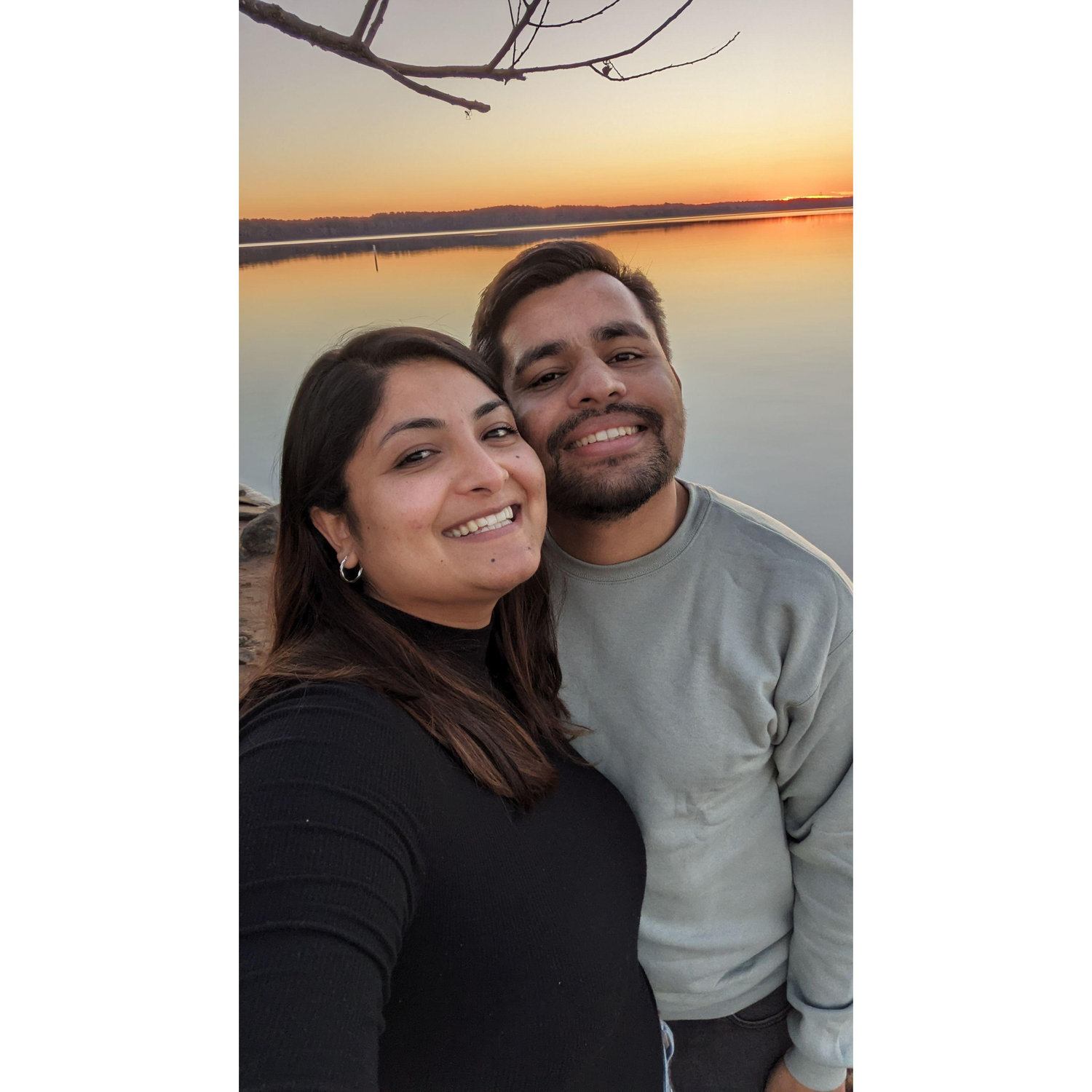 We love watching the sunset!