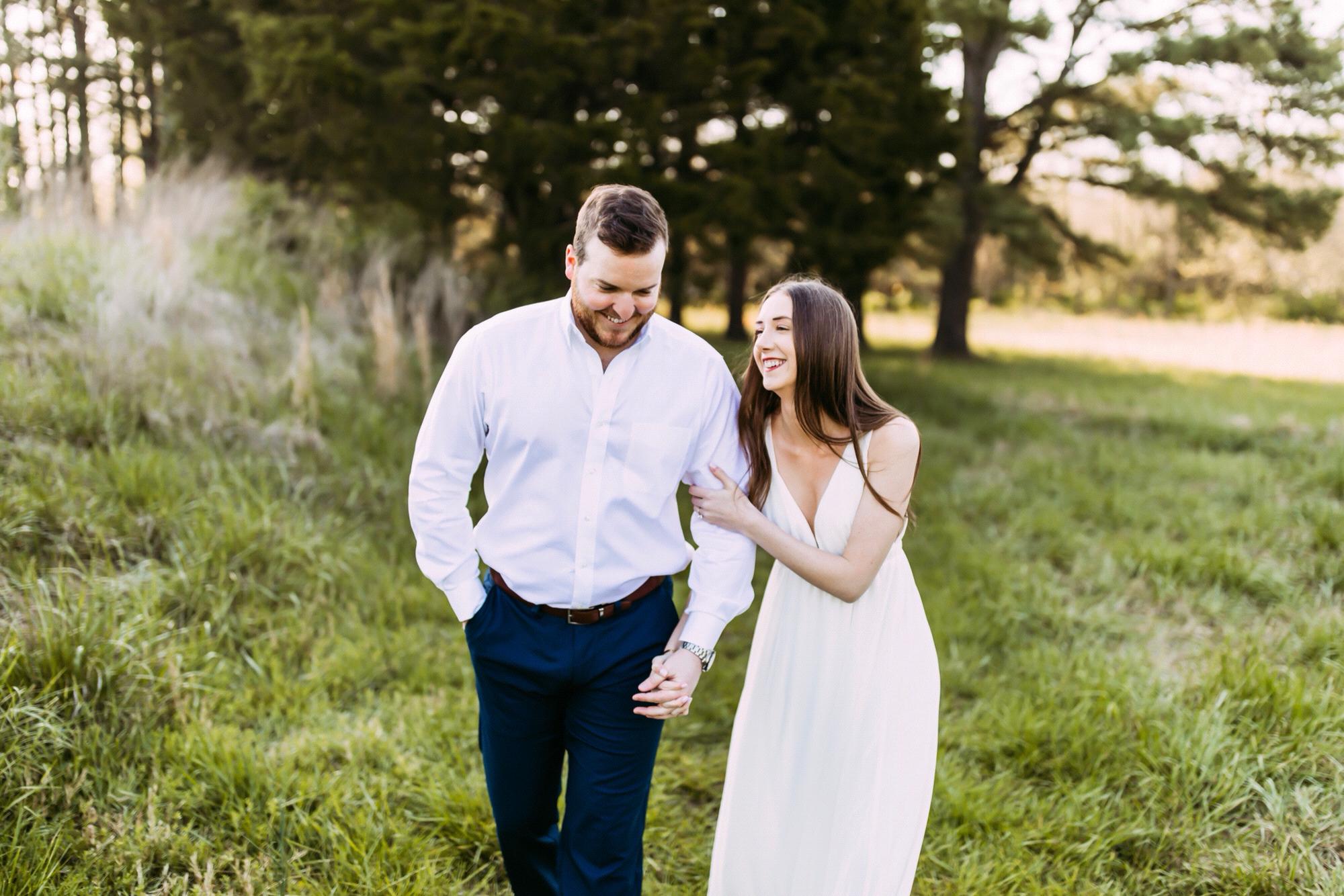 Engagement shoot in Fayetteville, Arkansas