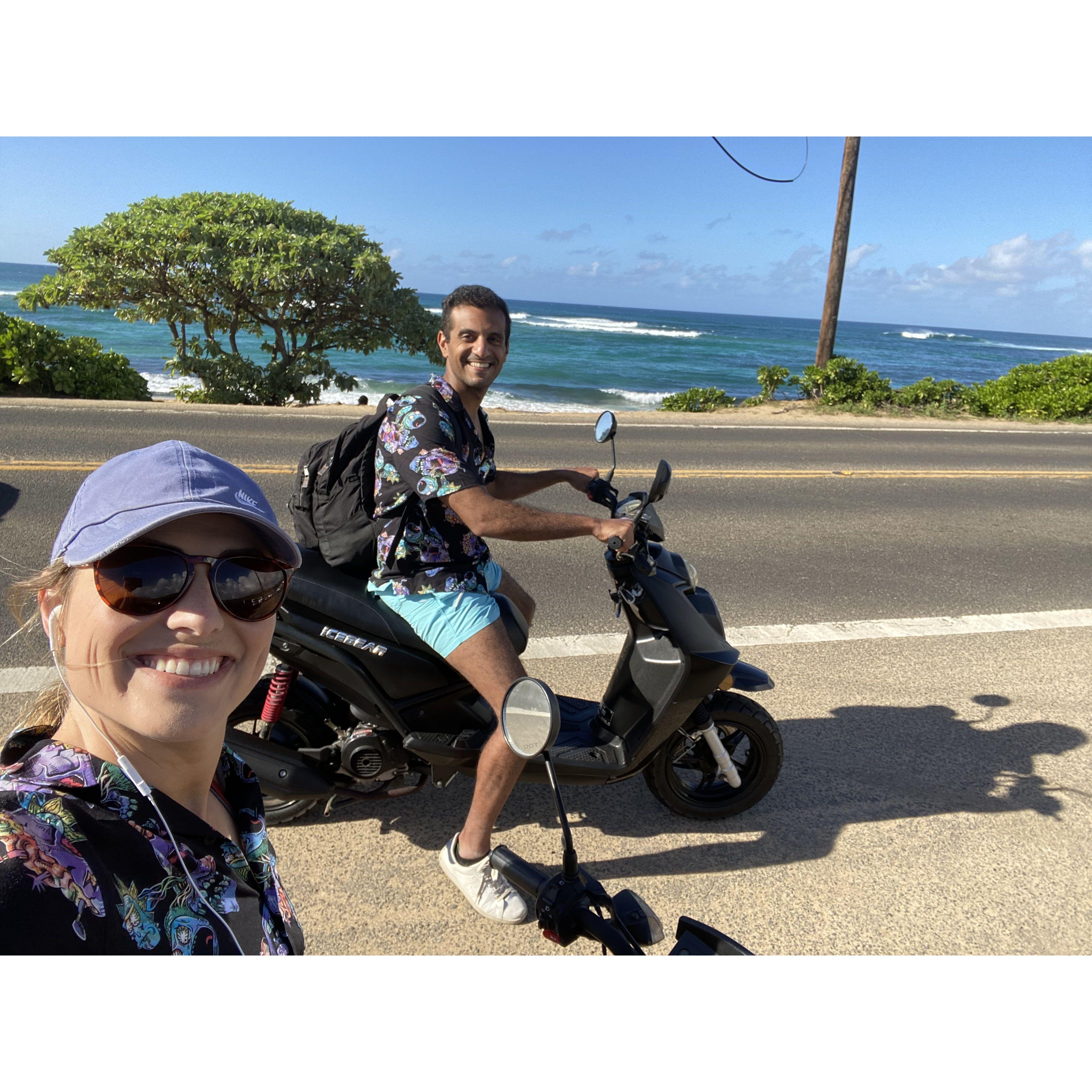 Our first Hawaiian trip - scooting around the whole island