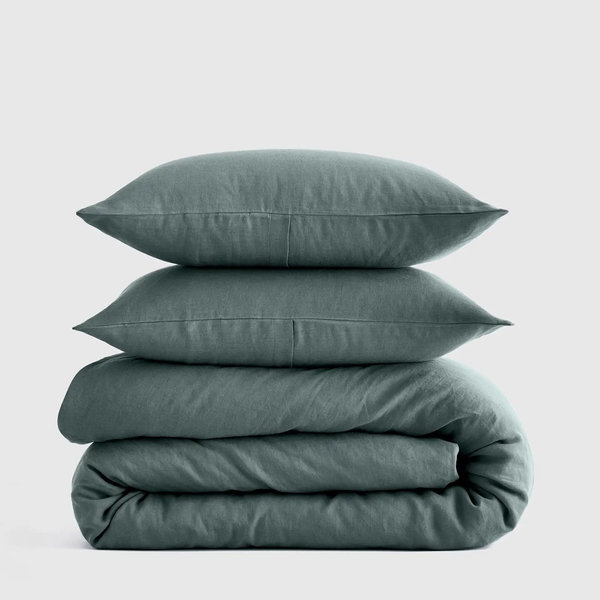 Quince: European Linen Duvet Cover Set