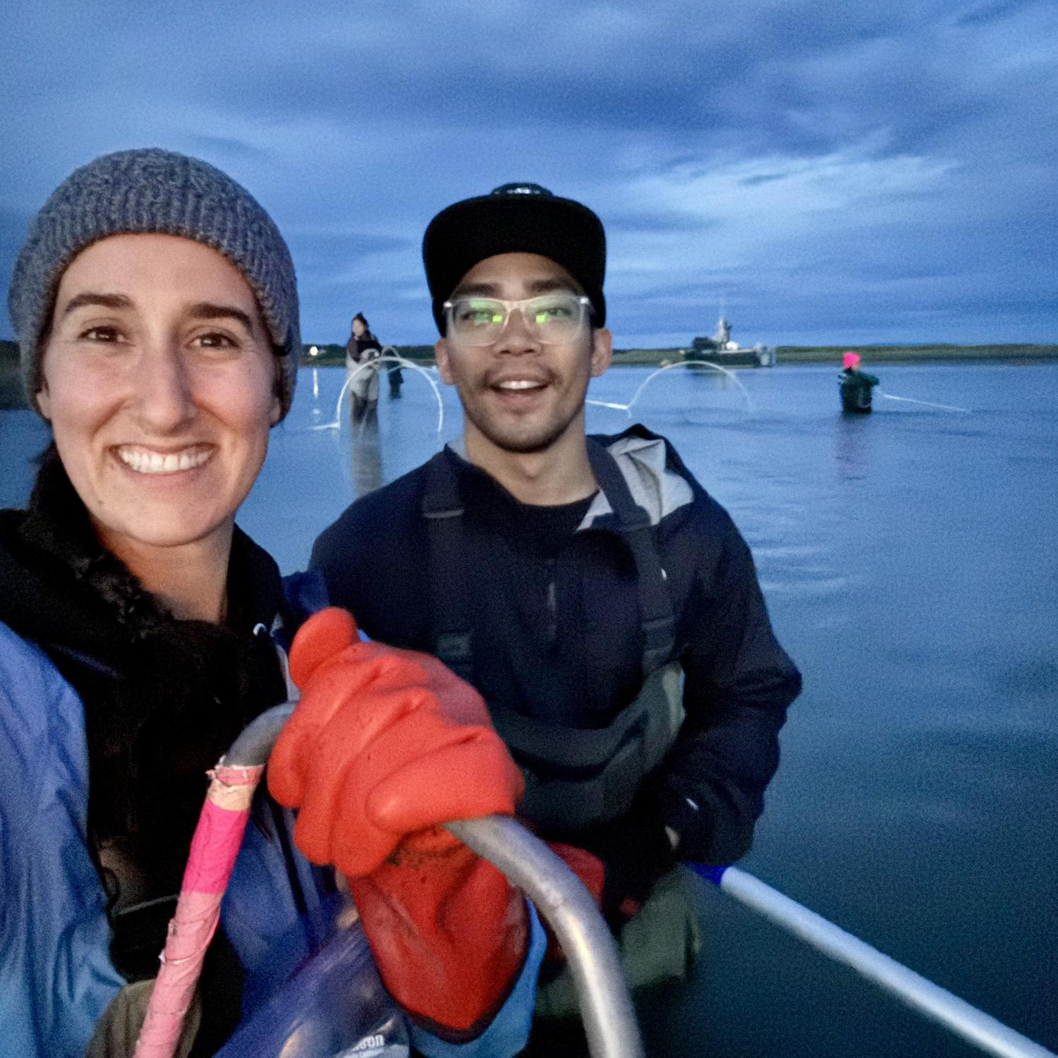 Dip net fishing on the Kasilof