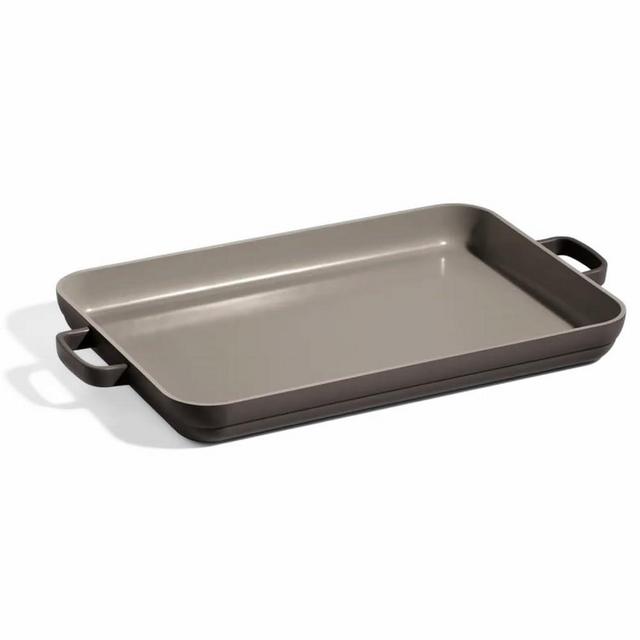 Our Place Oven Pan - Versatile Nonstick Ceramic Sheet Pan & Stovetop Griddle | Toxin-Free, Dual-Use, with Ergonomic Handles | 5 Qt Capacity, Oven Safe up to 450°F | Char