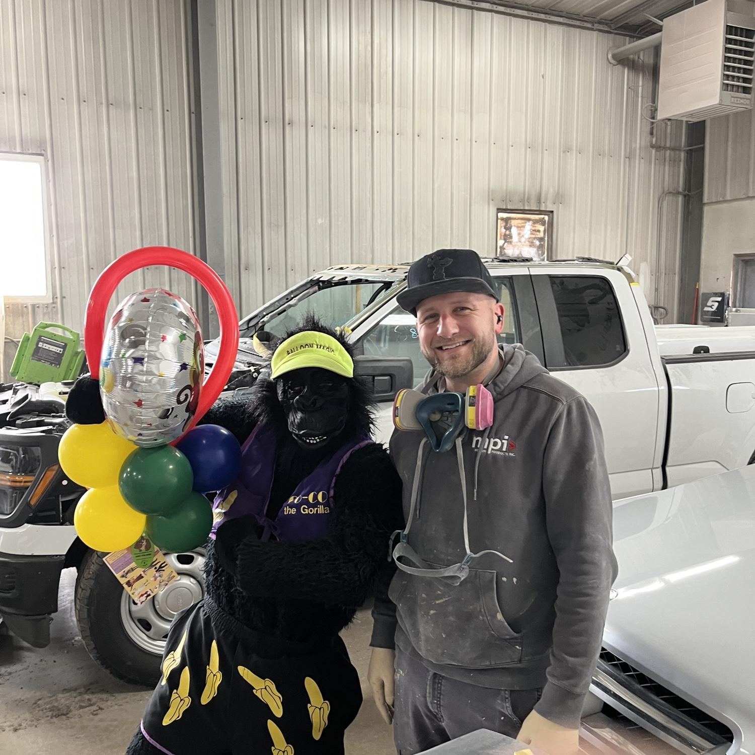 Ben’s 39th birthday surprise at work.