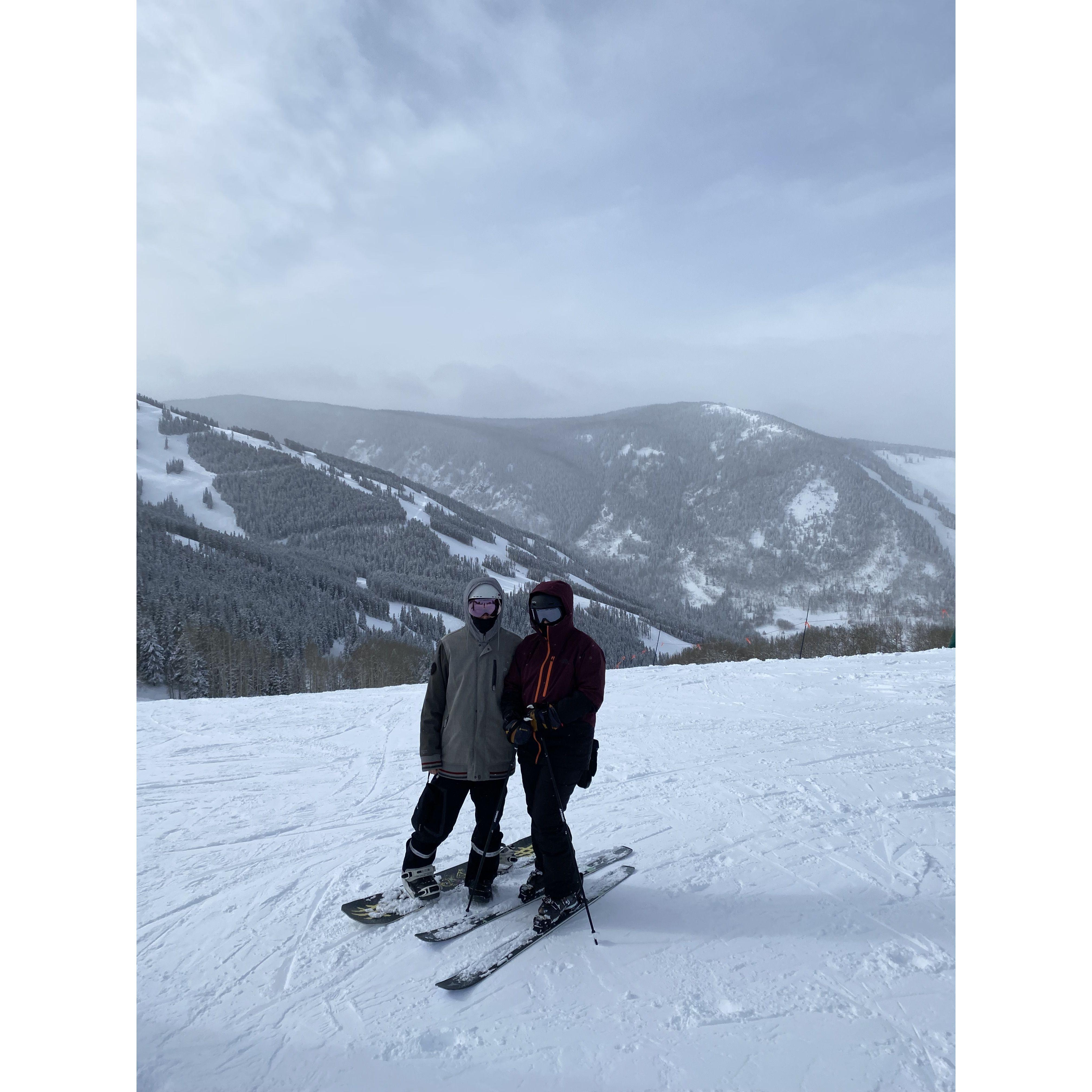 New Years 2021-2022 in Vail, Colorado.