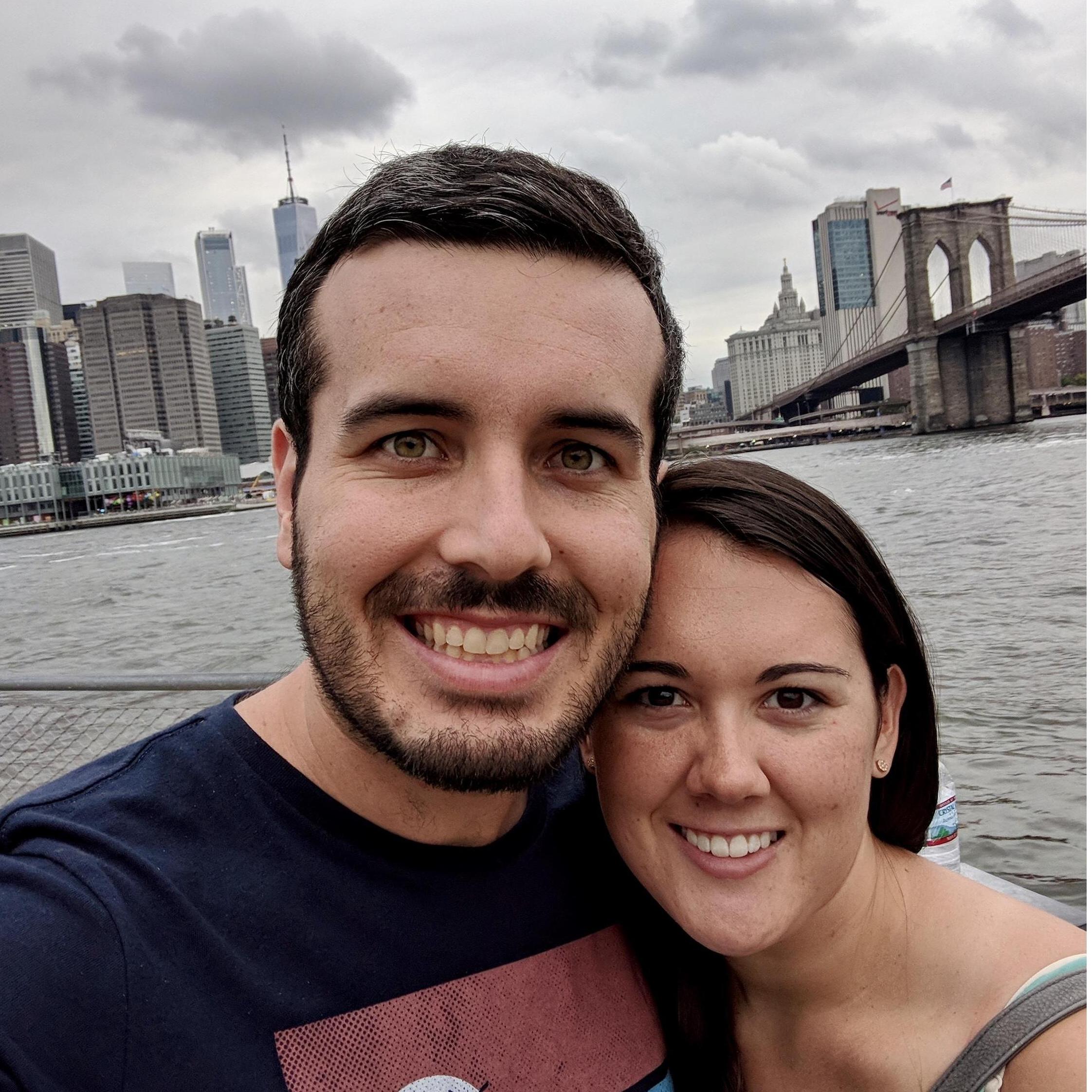 In New York on our first trip together!