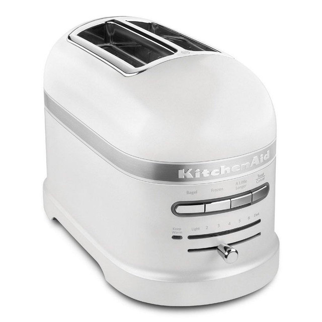 KitchenAid KMT2203FP Pro Line Series Frosted Pearl White 2-Slice Automatic Toaster