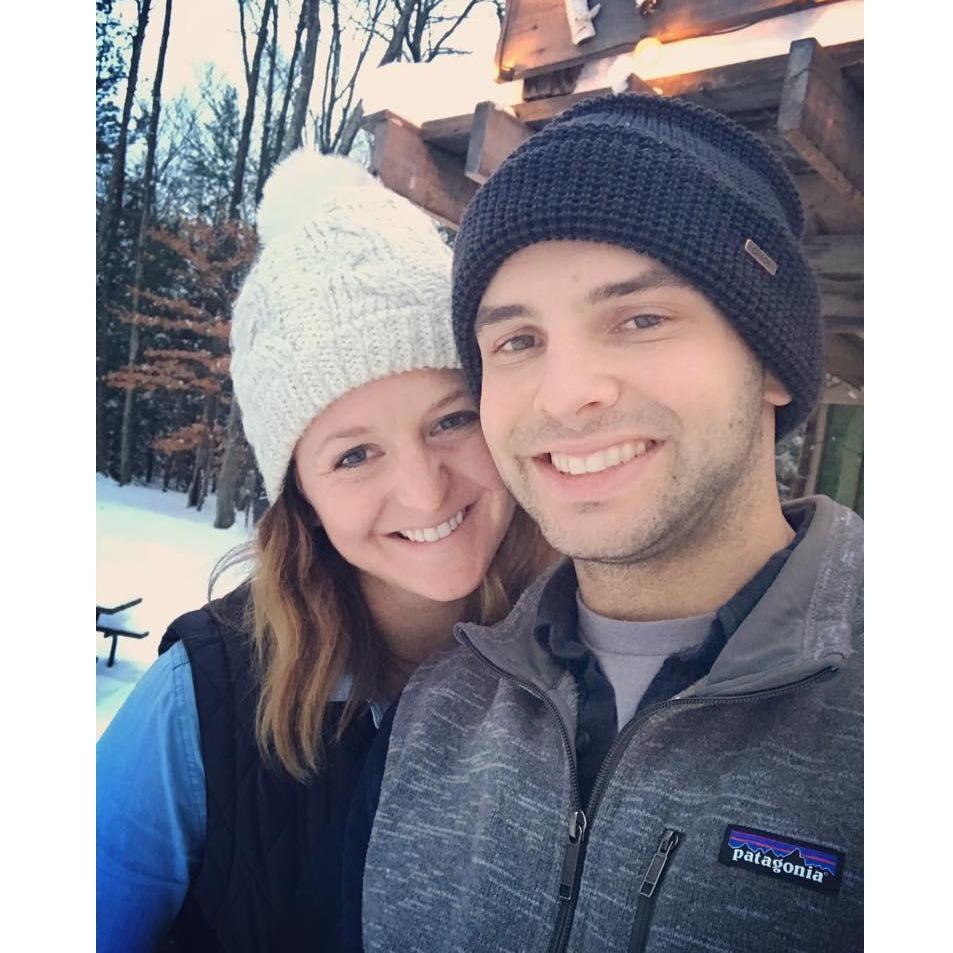 Our 1st "instagram official" photo at our favorite spot...it's not official if it's not on the 'gram