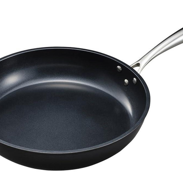 KYOCERA CFP30BK Ceramic Nonstick Fry Pan, 12 inch, Black