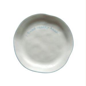 Statement Plate | I tried really hard