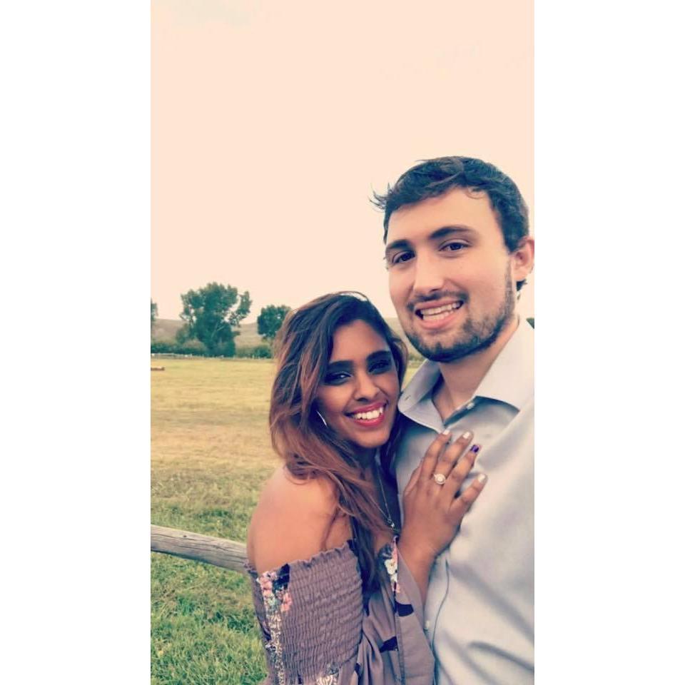 Our first wedding together!