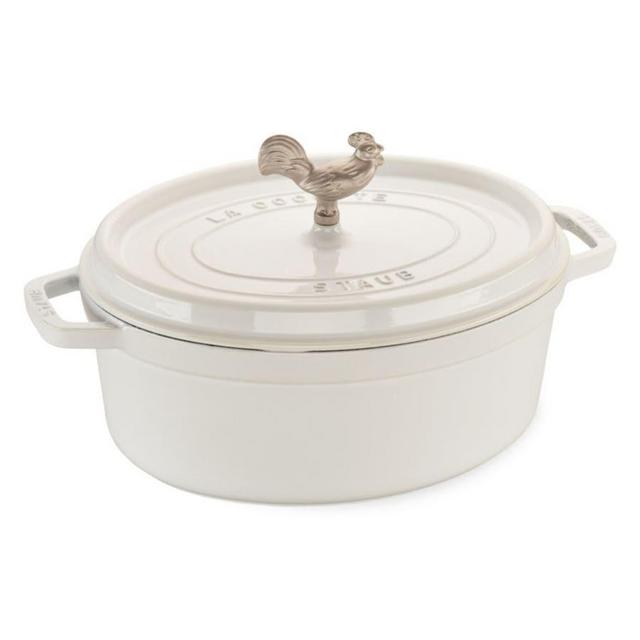 Staub 5.75-Qt. Cast Iron Coq Au Vin Cocotte