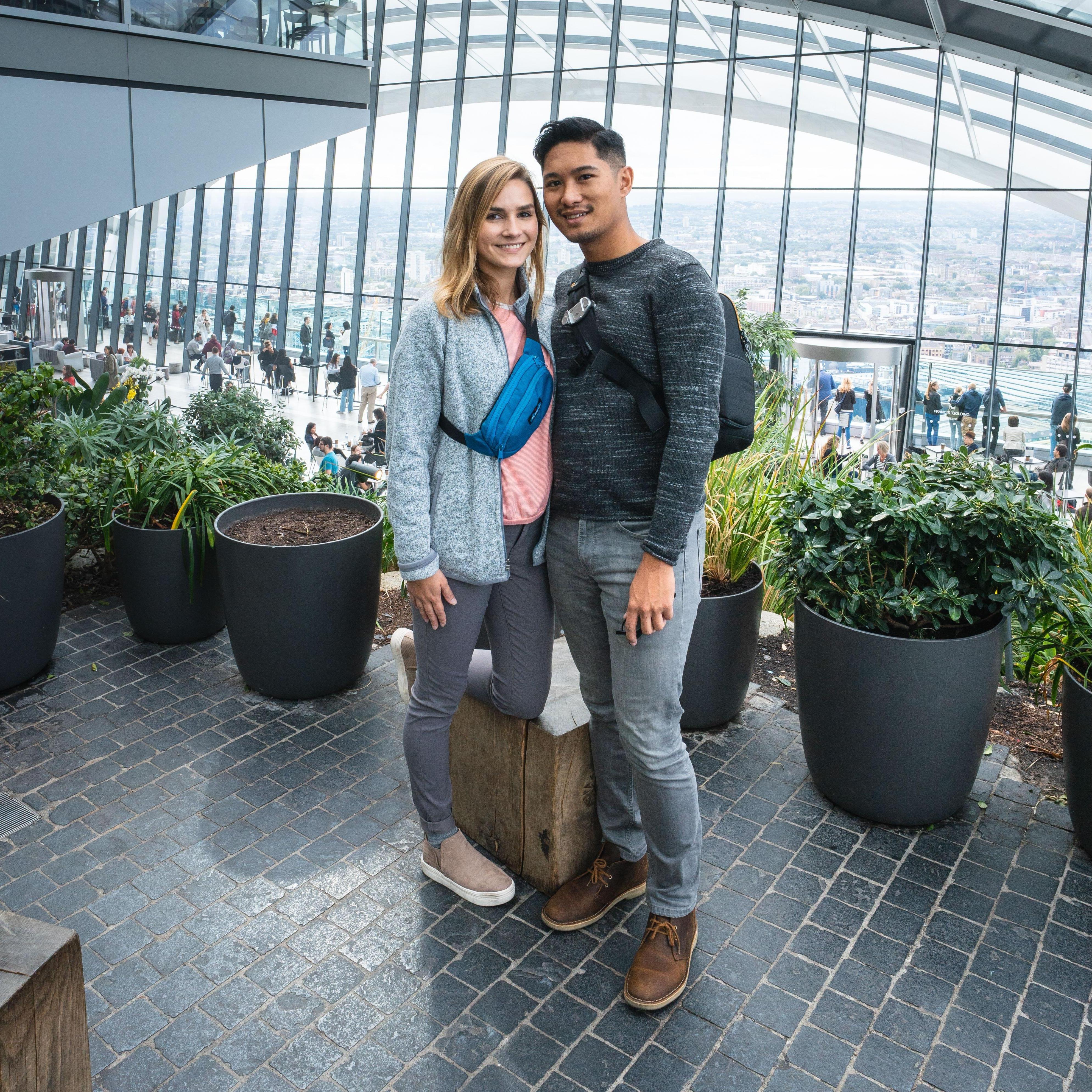 One of our favorite, little known places in London, the Skygarden.
