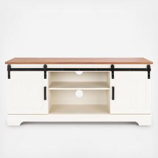 Braelynn 2-Shelf 2-Door Media Stand