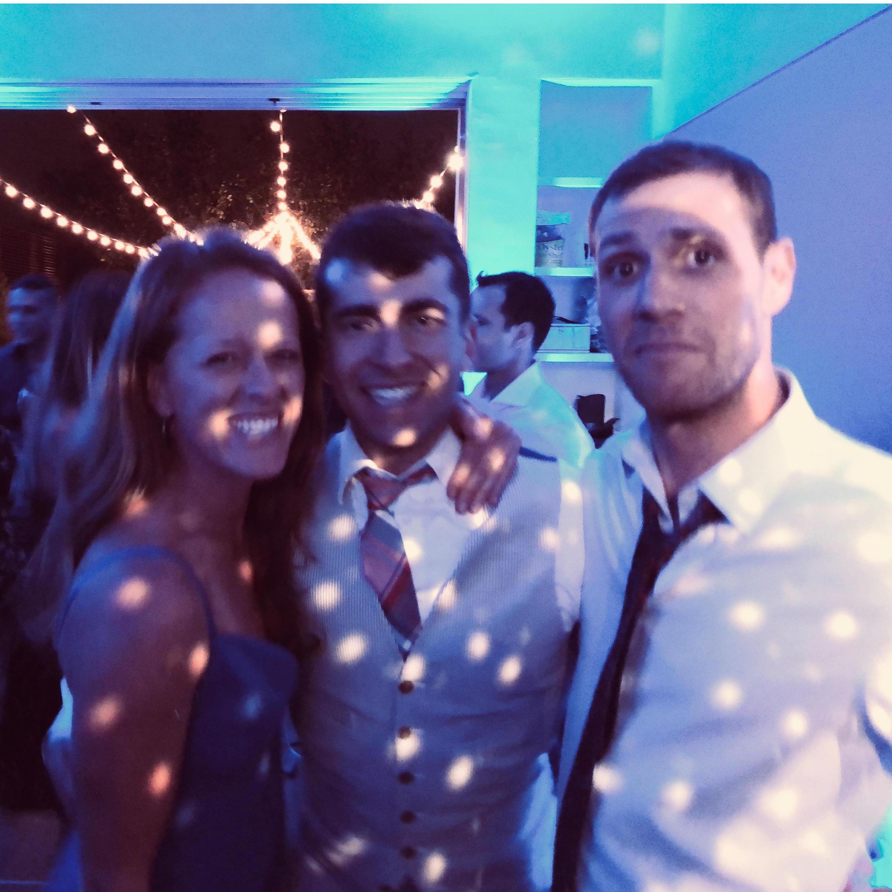 Celebrating the wedding of our dear friends J & Tsippy