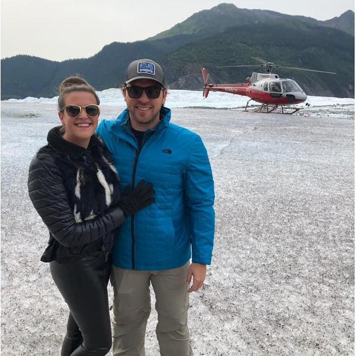 Amazing time helicoptering onto the Mendenhall Glacier!