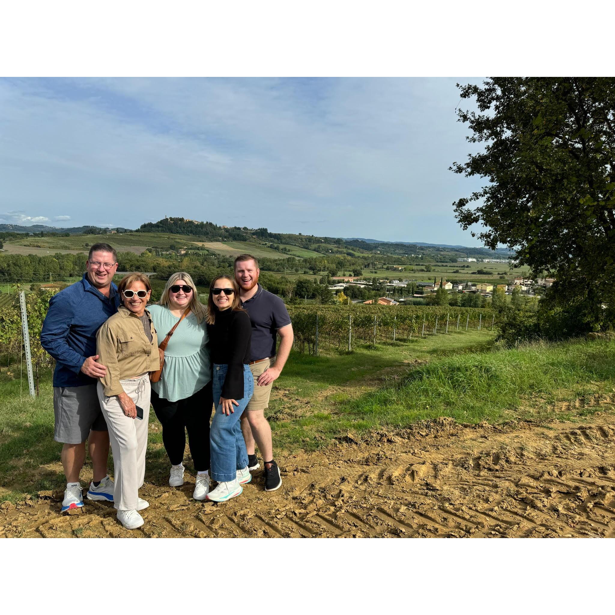 Trip to Italy with Nate's Family