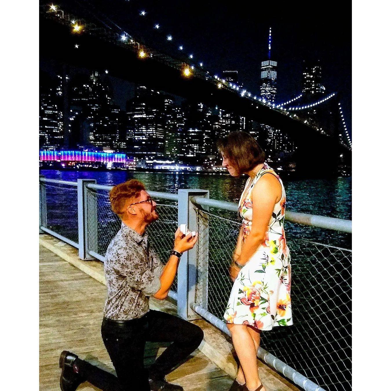 The "YES" photo. Brooklyn Bridge at night. May 21 2022