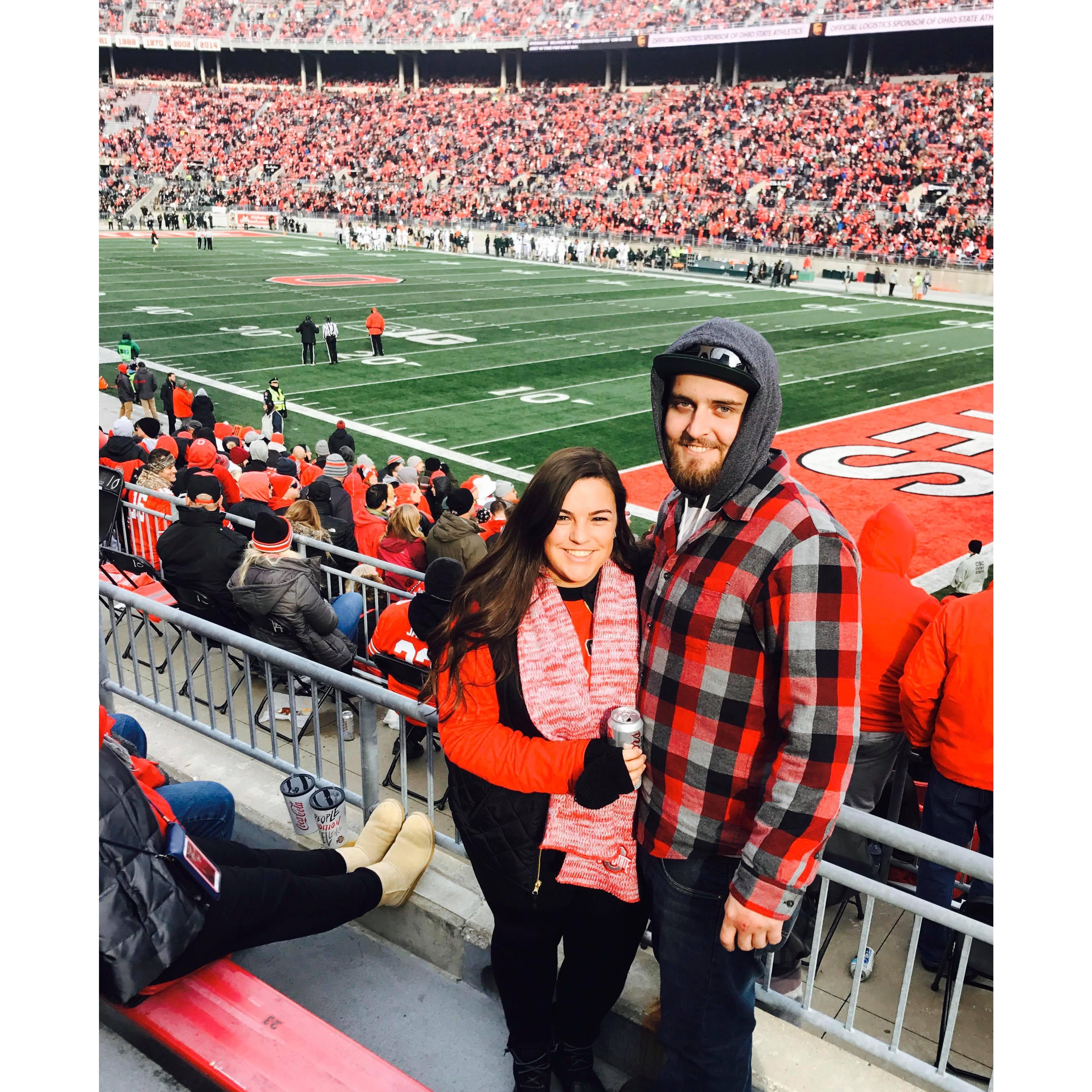 Our first Ohio State football game!