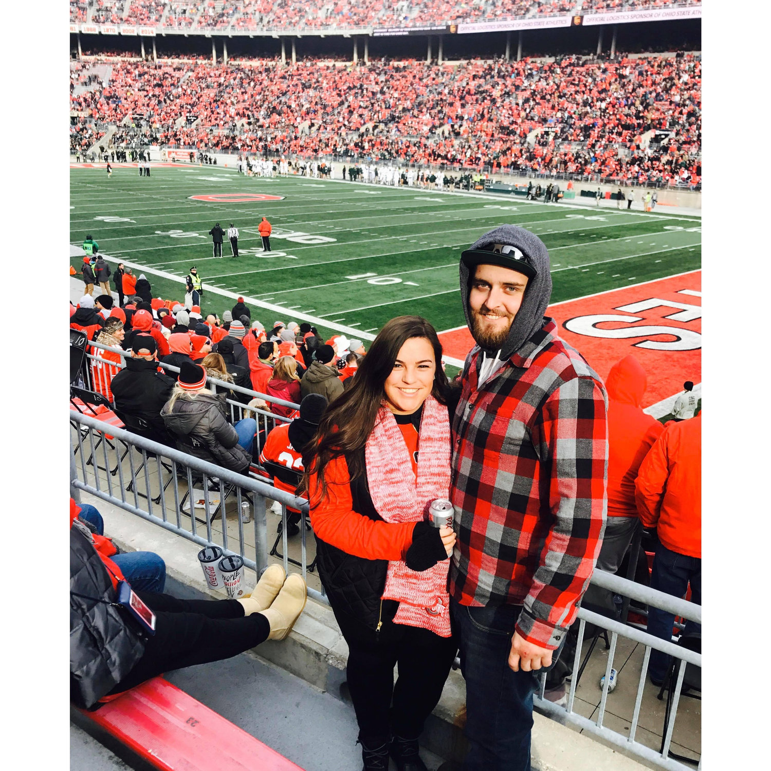Our first Ohio State football game!